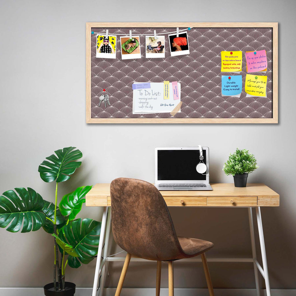 Stylized Balls Bulletin Board Notice Pin Board Soft Board | Framed