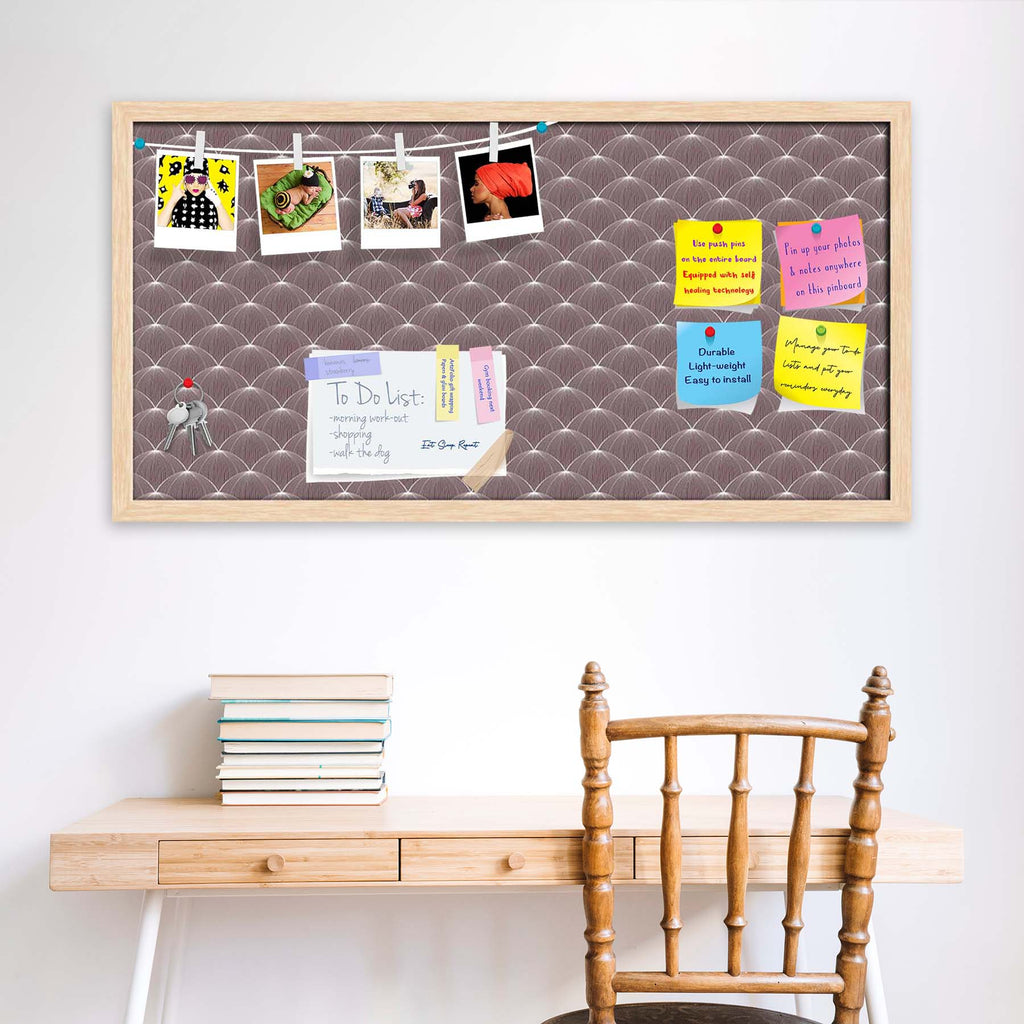Stylized Balls Bulletin Board Notice Pin Board Soft Board | Framed