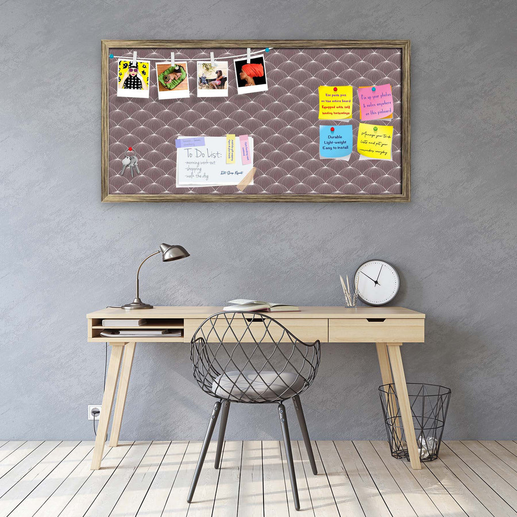 Stylized Balls Bulletin Board Notice Pin Board Soft Board | Framed