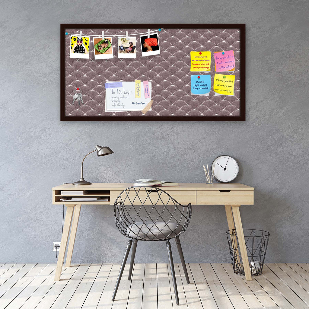Stylized Balls Bulletin Board Notice Pin Board Soft Board | Framed