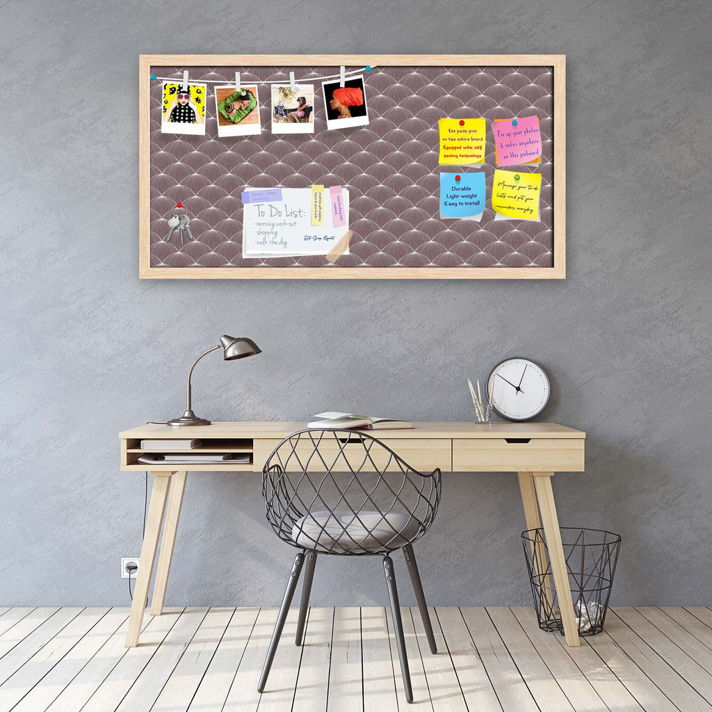 Stylized Balls Bulletin Board Notice Pin Board Soft Board | Framed