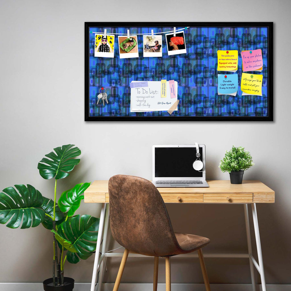 Thoughtful Design D2 Bulletin Board Notice Pin Board Soft Board | Framed