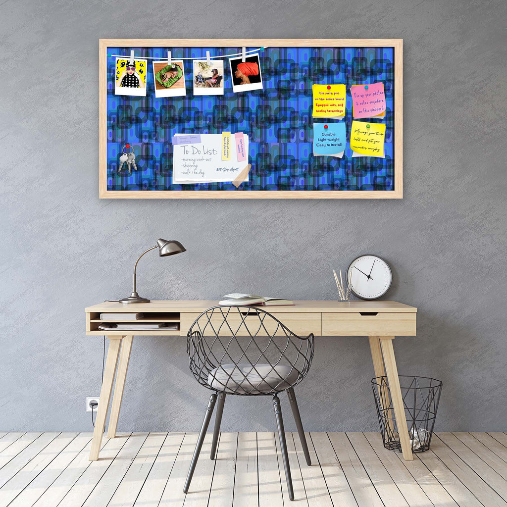 Thoughtful Design D2 Bulletin Board Notice Pin Board Soft Board | Framed