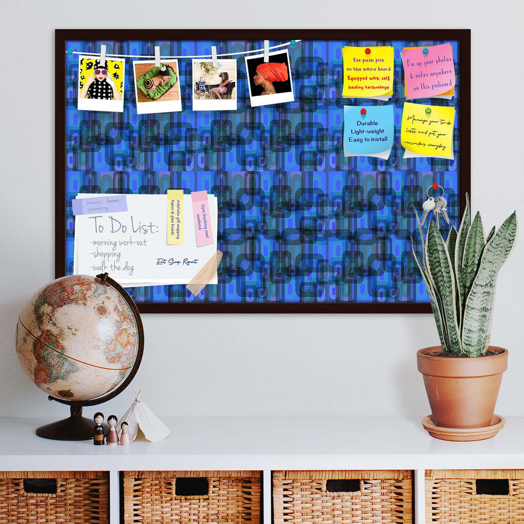 Thoughtful Design D2 Bulletin Board Notice Pin Board Soft Board | Framed