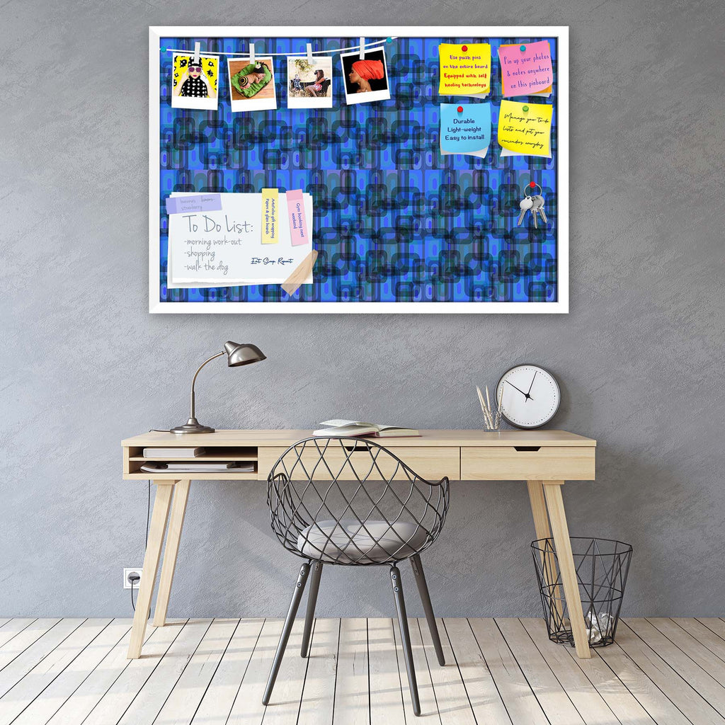 Thoughtful Design D2 Bulletin Board Notice Pin Board Soft Board | Framed
